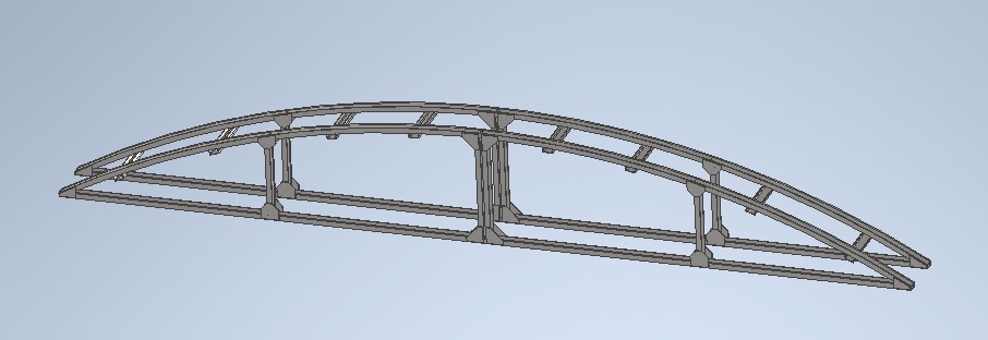 弓形骨架模型