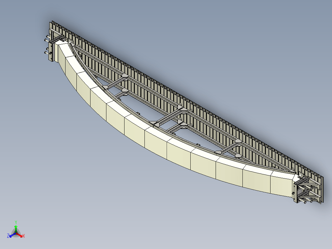 弓形骨架模型