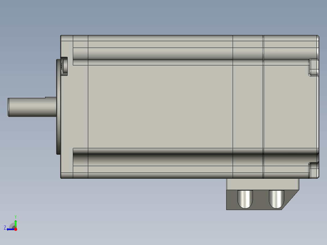 YK257EH76E1  57mm两相闭环步进电机（3D）