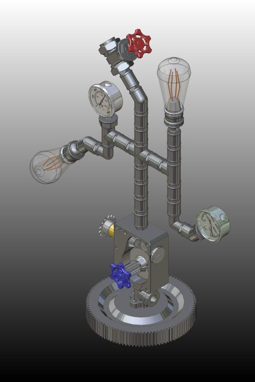 Vintage lamp M1钢管造型灯缩略图