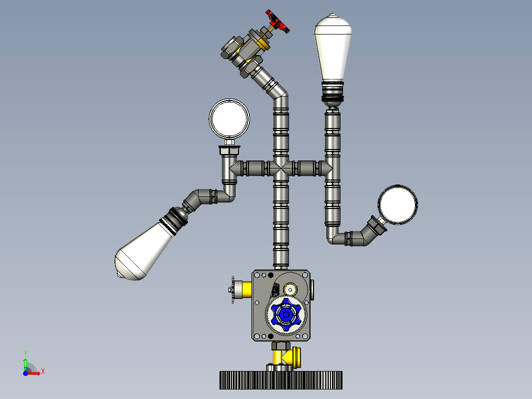 Vintage lamp M1钢管造型灯