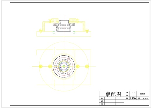CA6140车床法兰盘的加工工艺，钻3×Φ11mm孔的钻床夹具设计+CAD+说明缩略图