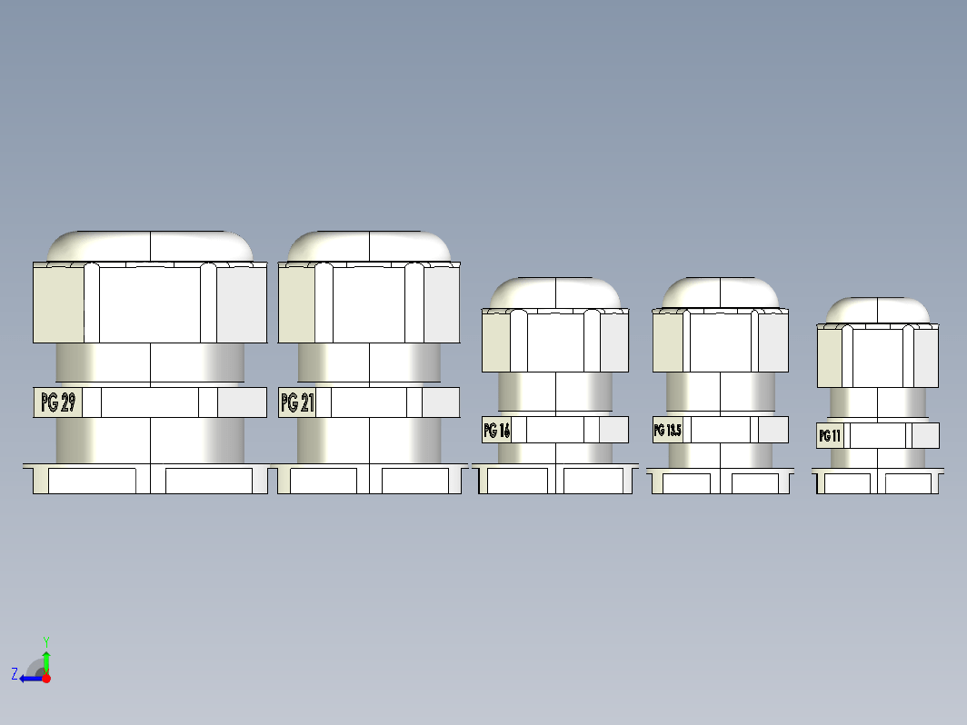 电缆接头 PG 11 至 29