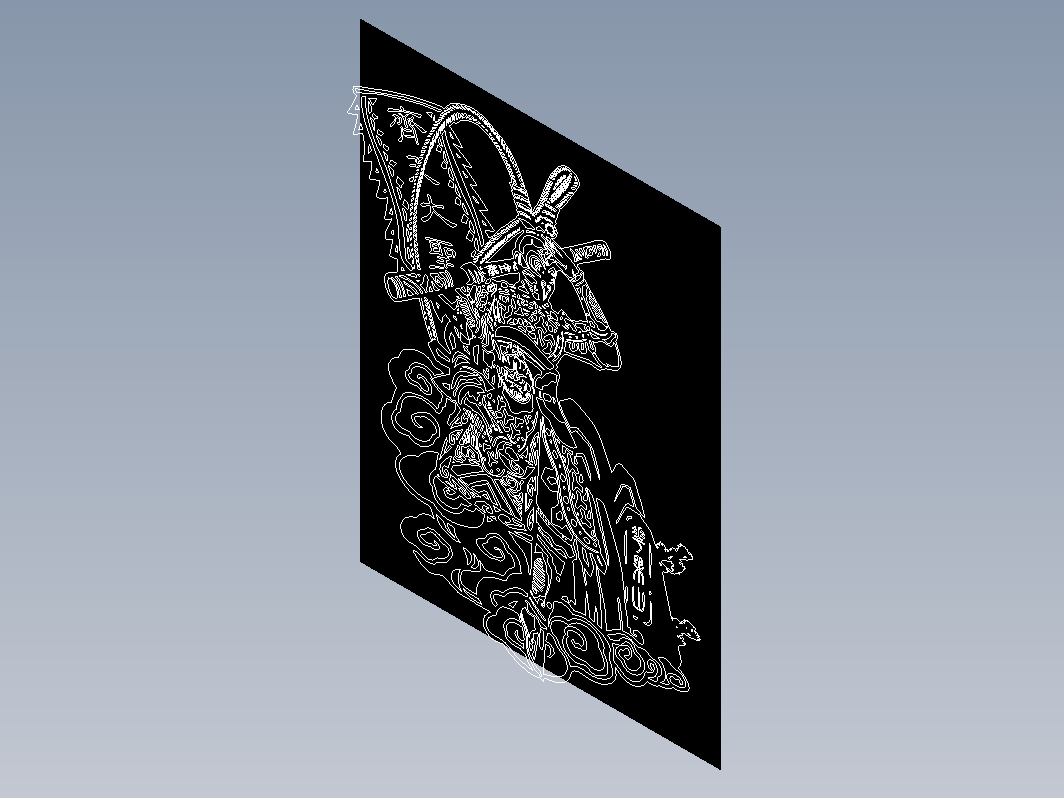 齐天大圣，平面图，DXF格式