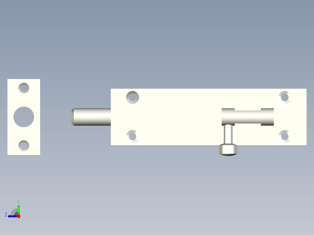 LQAC外装型方插销[LQAC90]