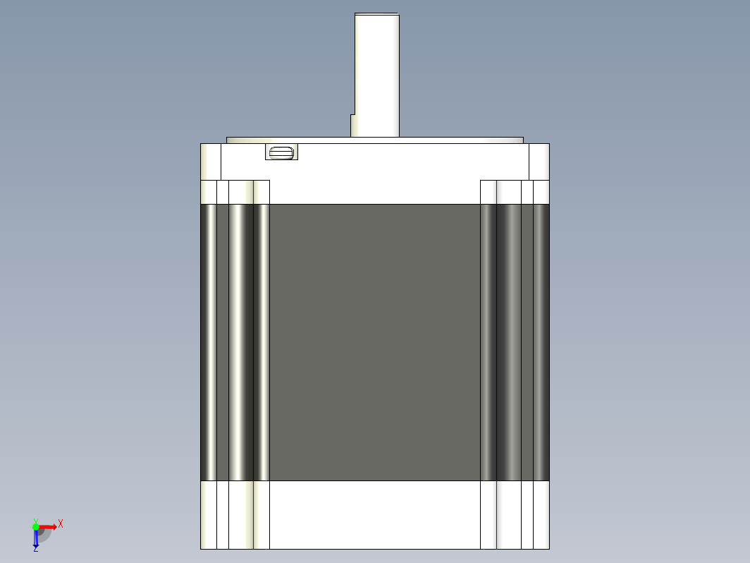 步进电机3D图86J12103-650(Z)