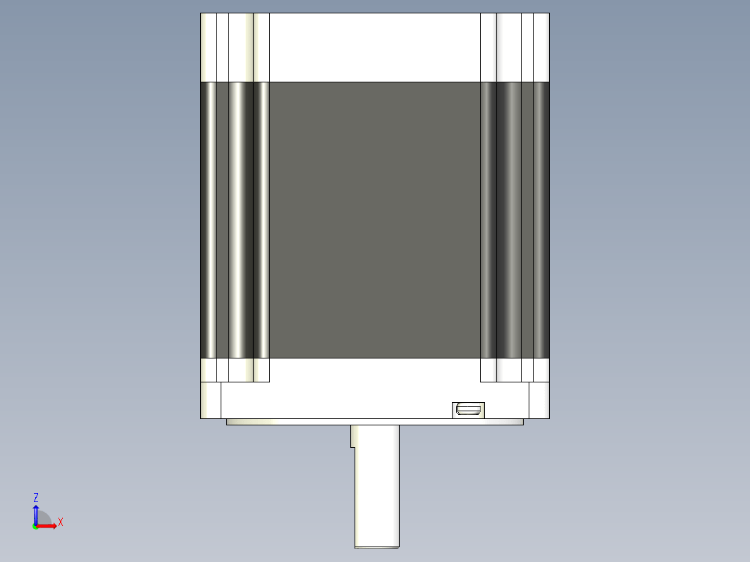 步进电机3D图86J12103-650(Z)