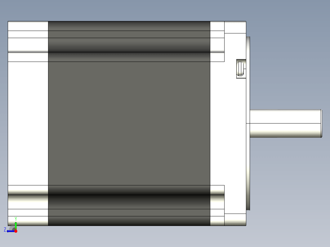 步进电机3D图86J12103-650(Z)