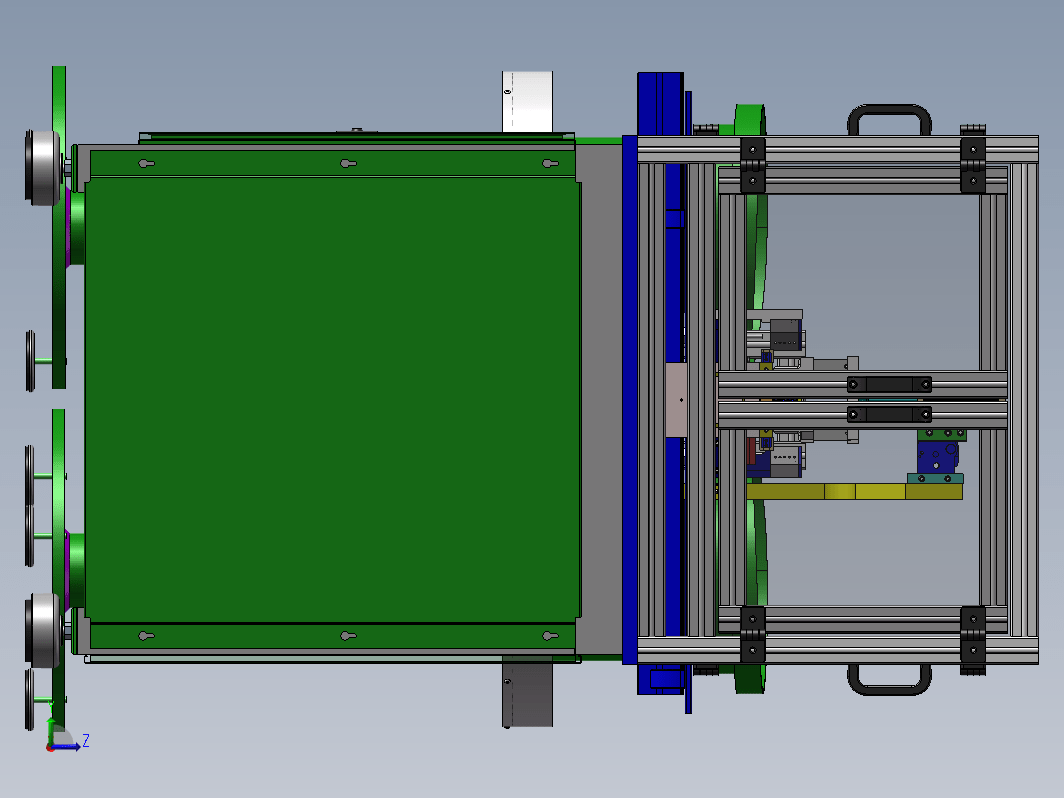 全自动进料插件机3D数模图纸 Solidworks2018设计 附STEP