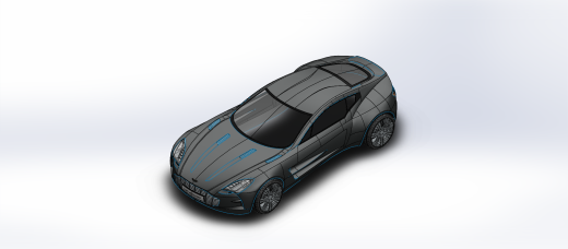 Aston martin one-77超级跑车