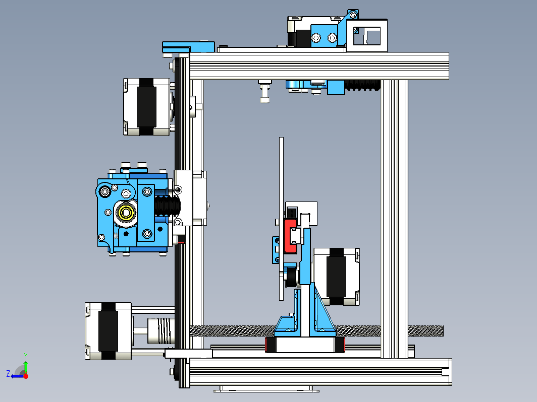 mini-printer小型3D打印机结构