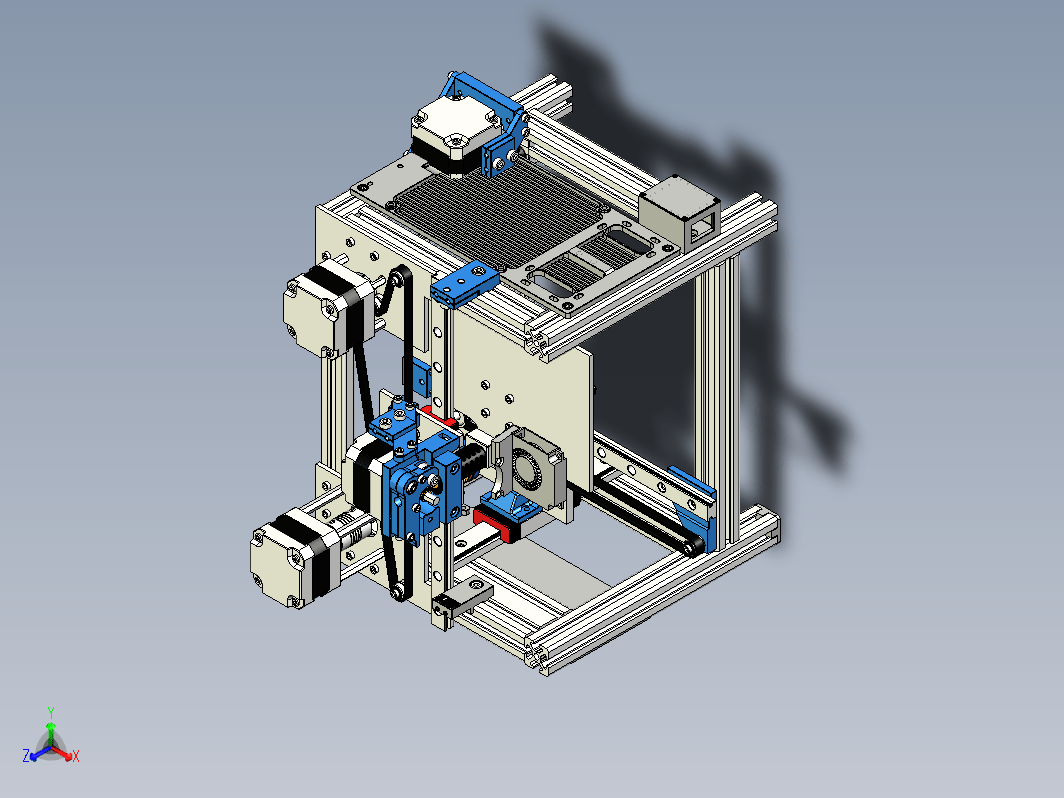 mini-printer小型3D打印机结构