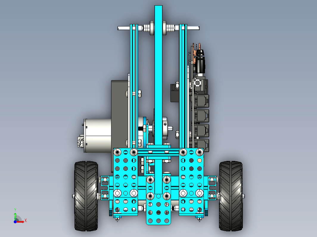 四轮玩具叉车