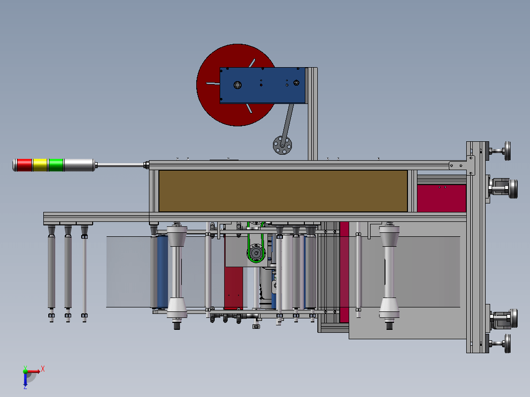 完整的N95口罩机打片机3D