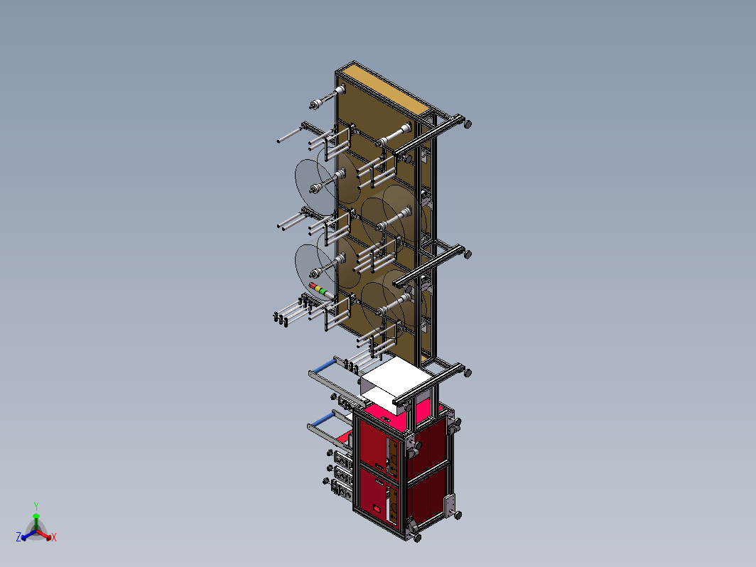 完整的N95口罩机打片机3D