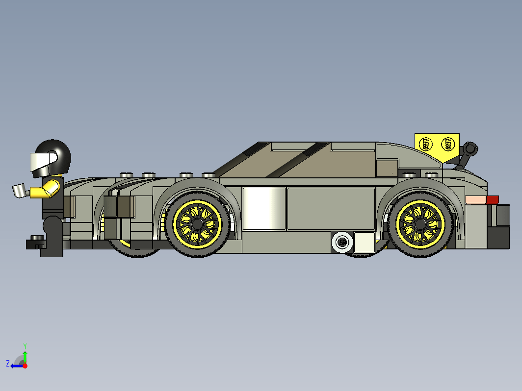 AMG GT3 75877赛车拼装玩具