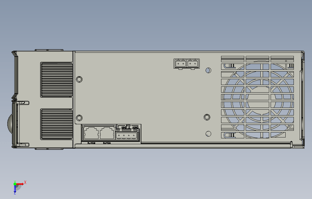 高性能多机传动驱动器STEP_B00(MD810-50M4T18.5G201+整机外形图)