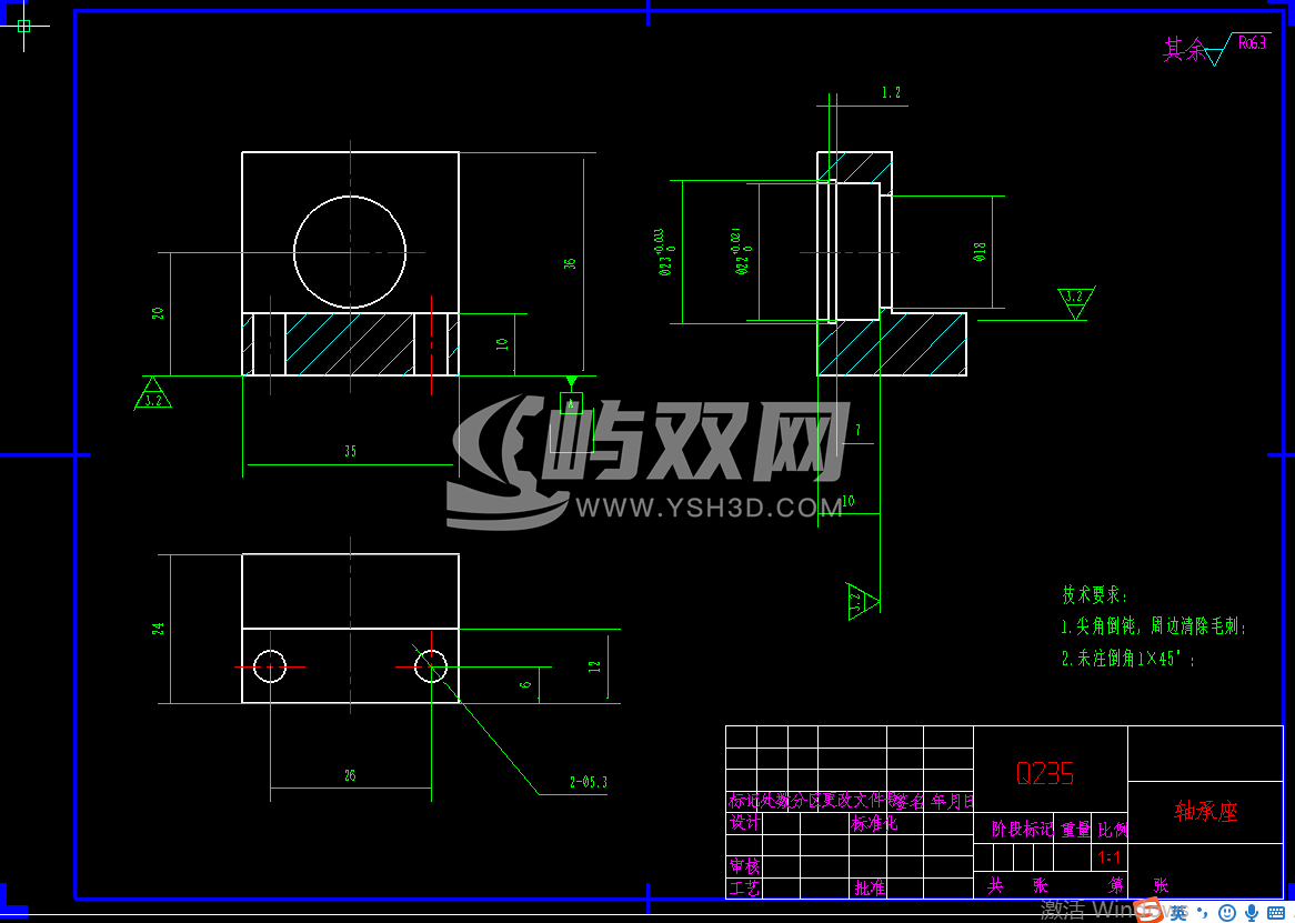 线（丝）拉伸力学性能测试机  CAD+说明书