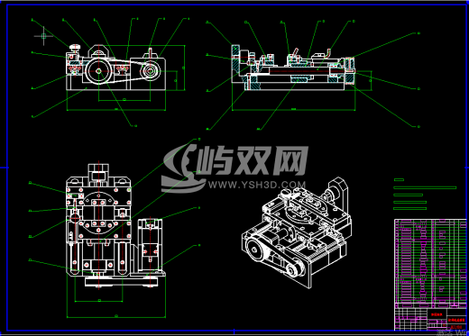 线（丝）拉伸力学性能测试机  CAD+说明书