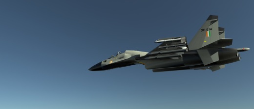 sukhoi-30mki战斗机3D图纸 IGS格式缩略图