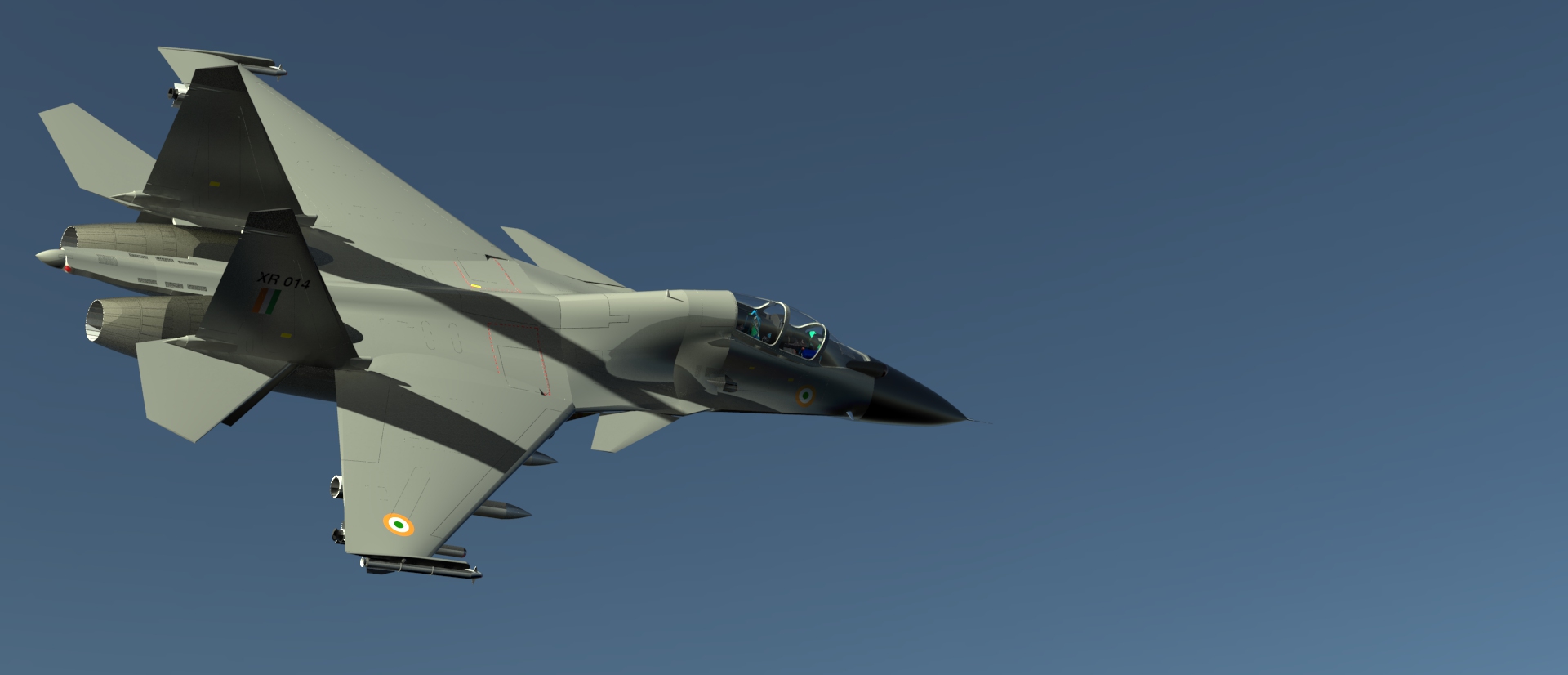 sukhoi-30mki战斗机3D图纸 IGS格式