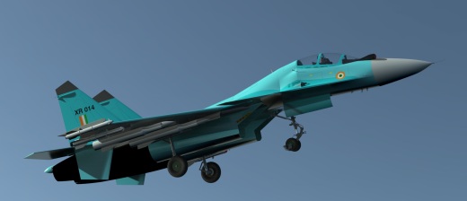 sukhoi-30mki战斗机3D图纸 IGS格式缩略图