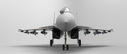 sukhoi-30mki战斗机3D图纸 IGS格式缩略图