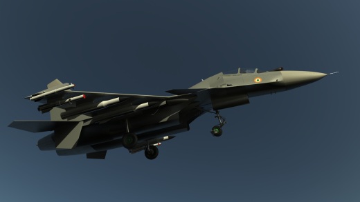 sukhoi-30mki战斗机3D图纸 IGS格式缩略图