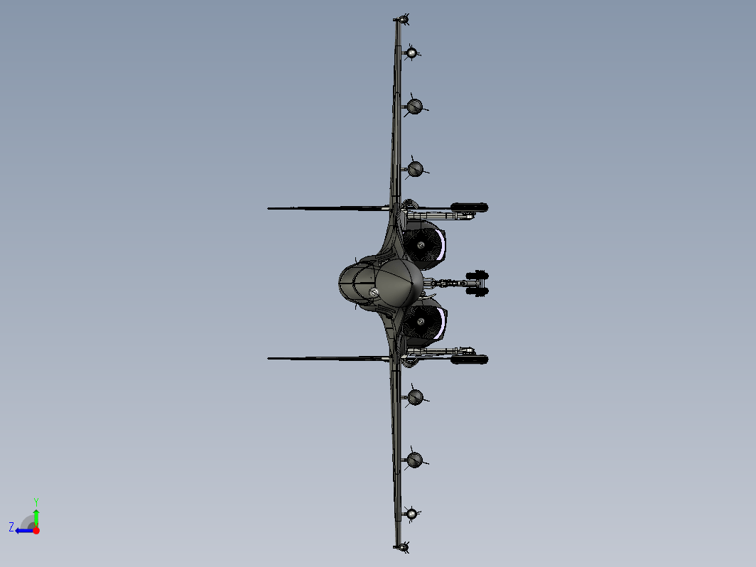 sukhoi-30mki战斗机3D图纸 IGS格式