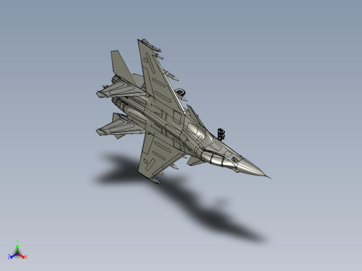 sukhoi-30mki战斗机3D图纸 IGS格式缩略图