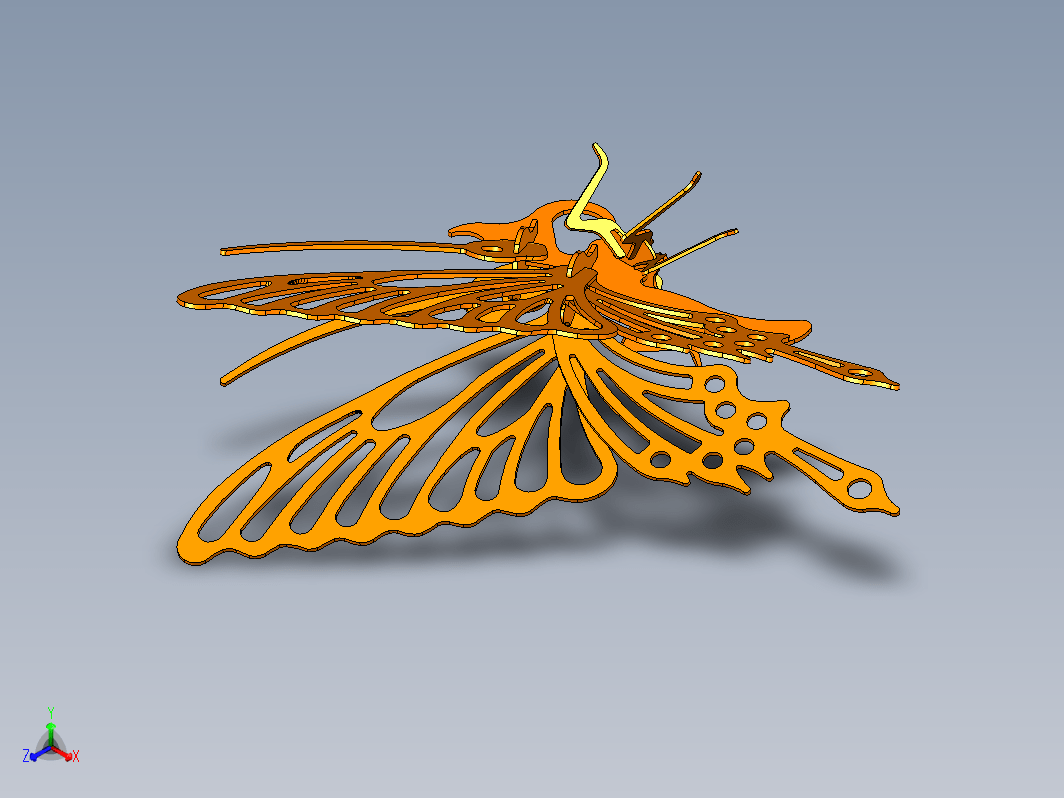 全网最强蝴蝶设计模型系列 (5)