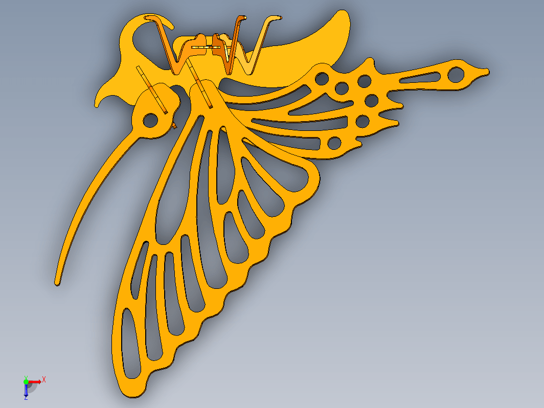 全网最强蝴蝶设计模型系列 (5)