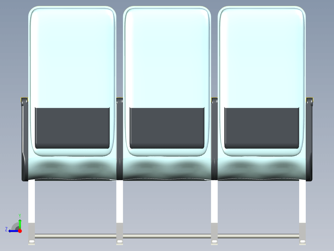 飞机 座椅 aircraft-seat-2 F3D STP