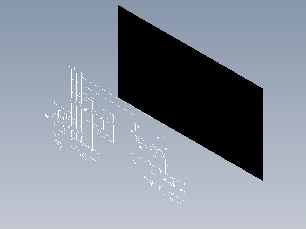 空压机电气控制图