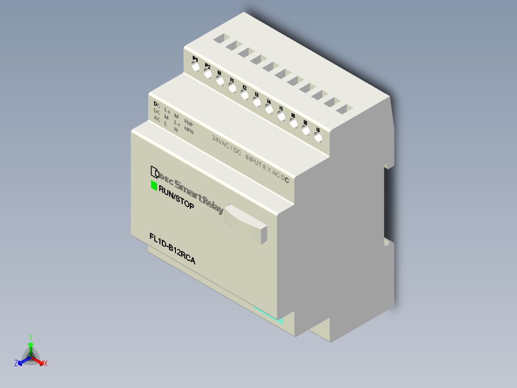 IDEC智能继电器FL1DB12RCA