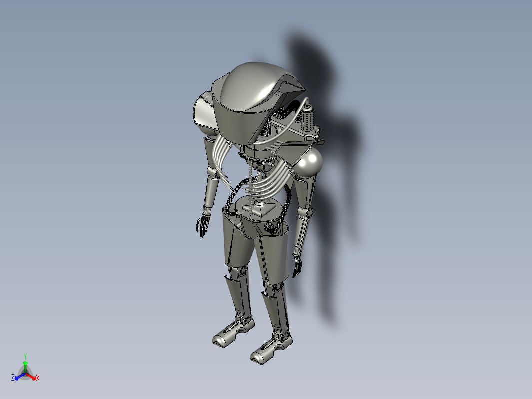 外星机器人（带骨架设计）