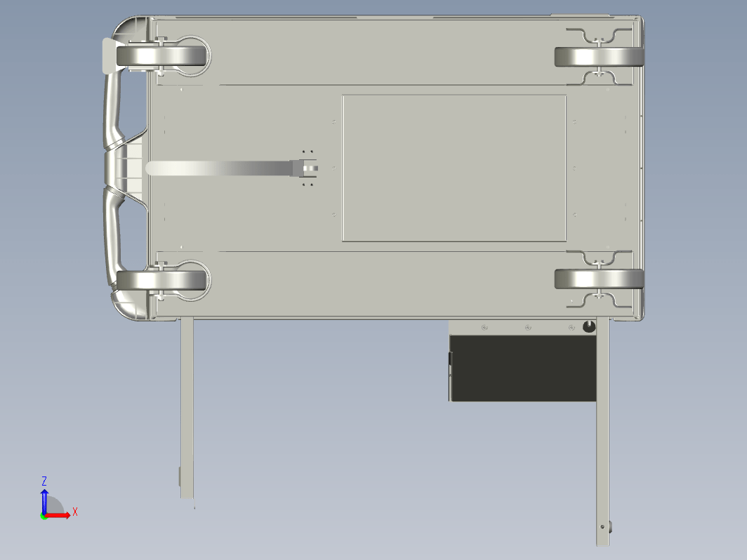 智能工具车三维Step无参