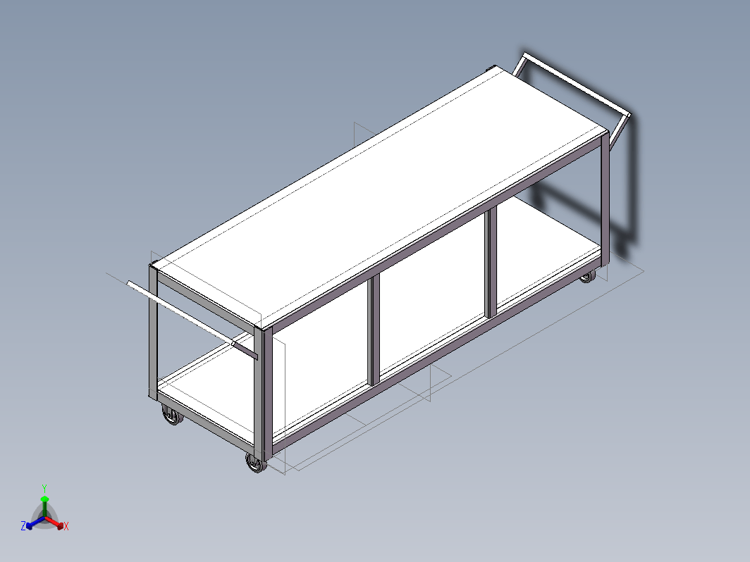 K0100-车间送料车模型