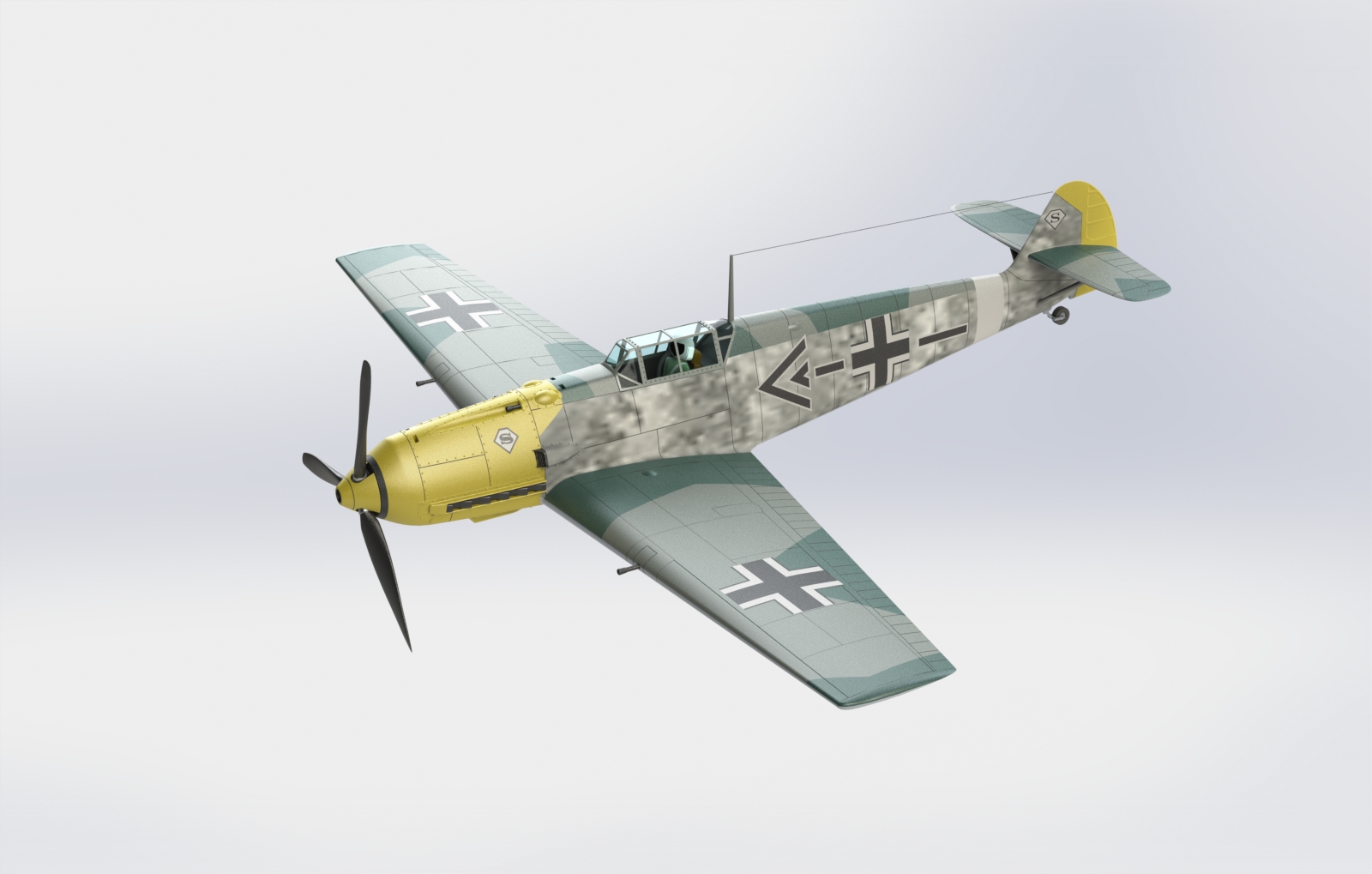 二战战斗机 Messerschmitt 109 E