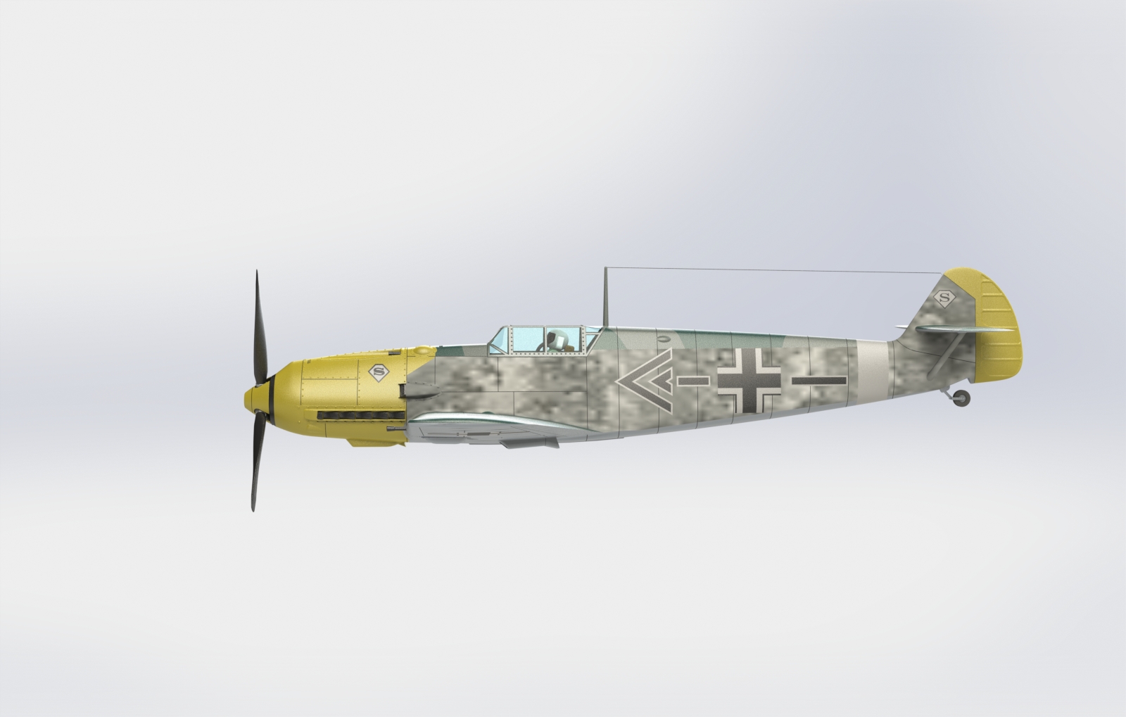 二战战斗机 Messerschmitt 109 E