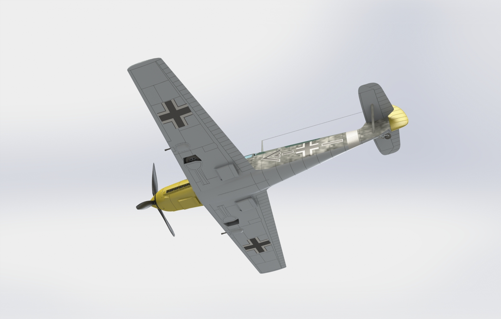 二战战斗机 Messerschmitt 109 E