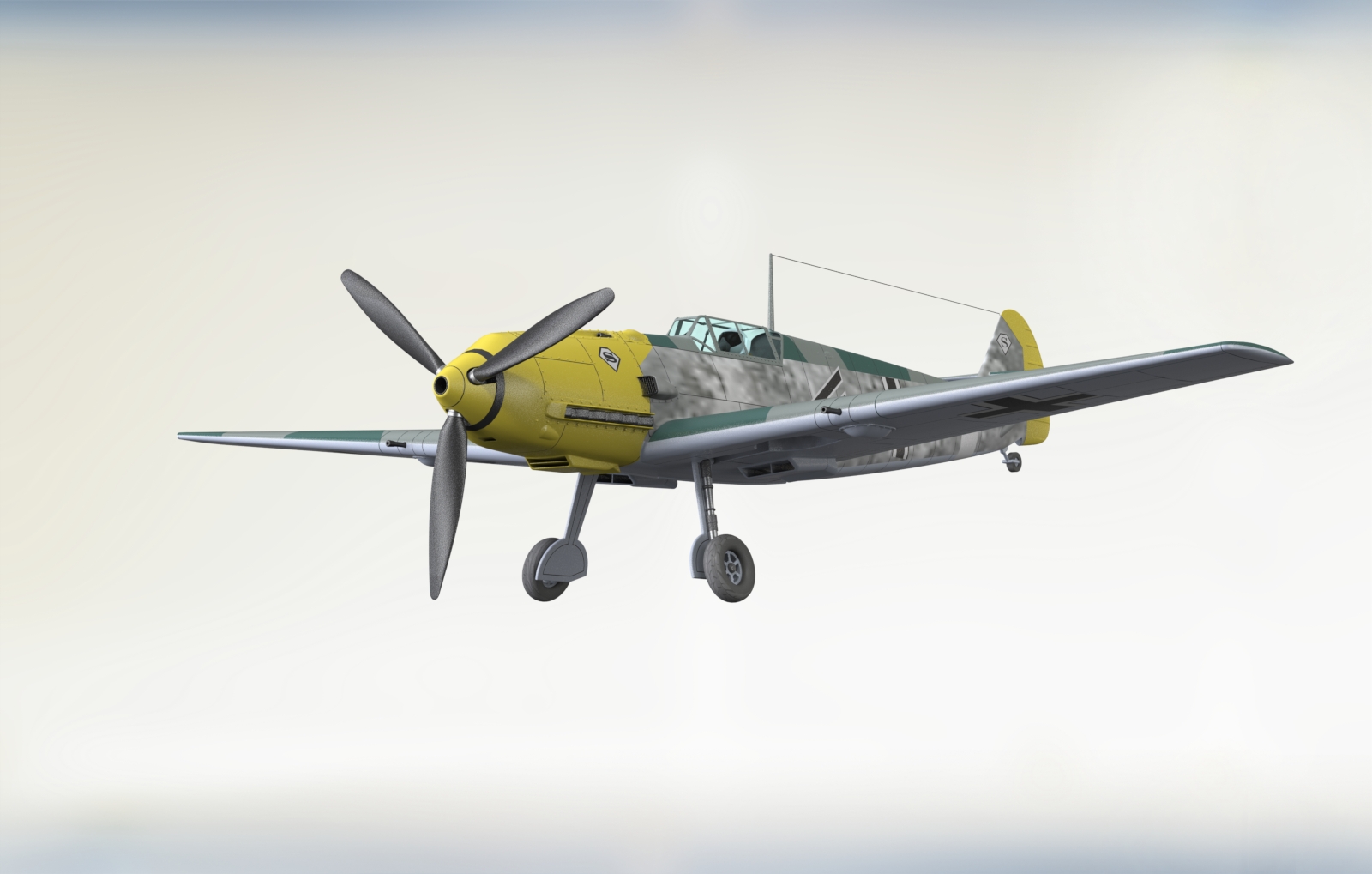 二战战斗机 Messerschmitt 109 E