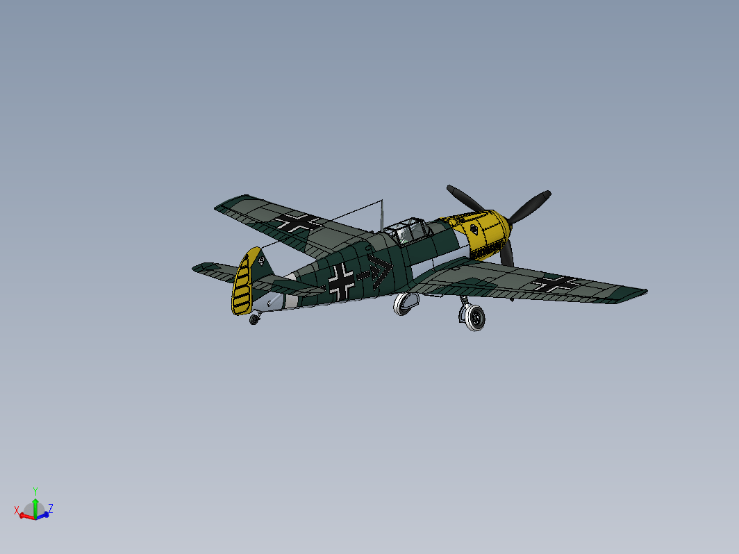 二战战斗机 Messerschmitt 109 E