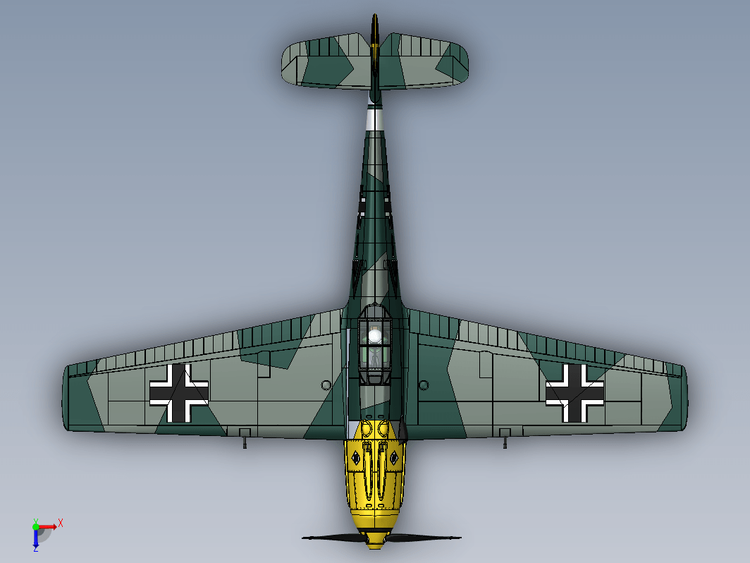 二战战斗机 Messerschmitt 109 E