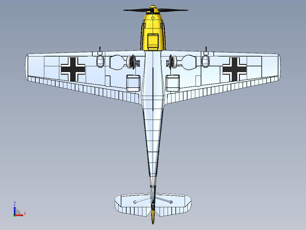 二战战斗机 Messerschmitt 109 E