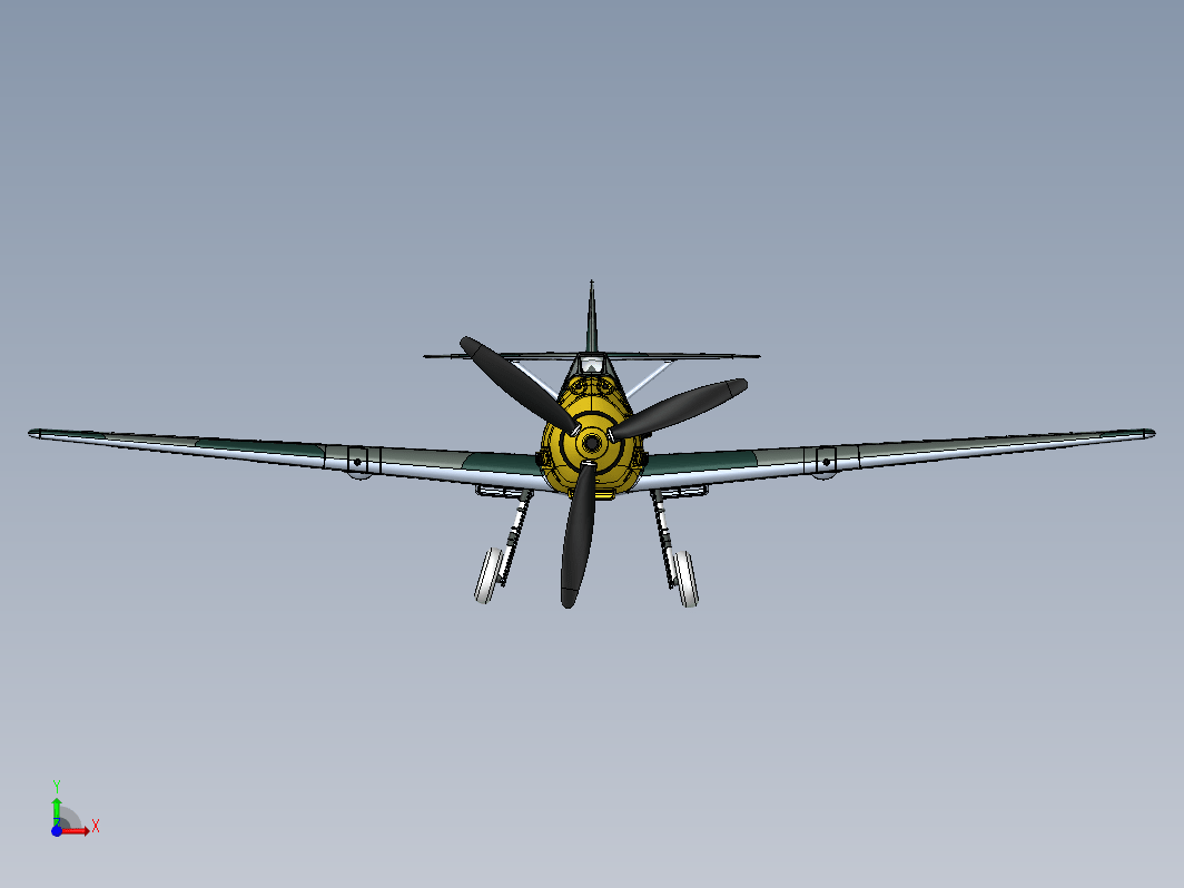 二战战斗机 Messerschmitt 109 E