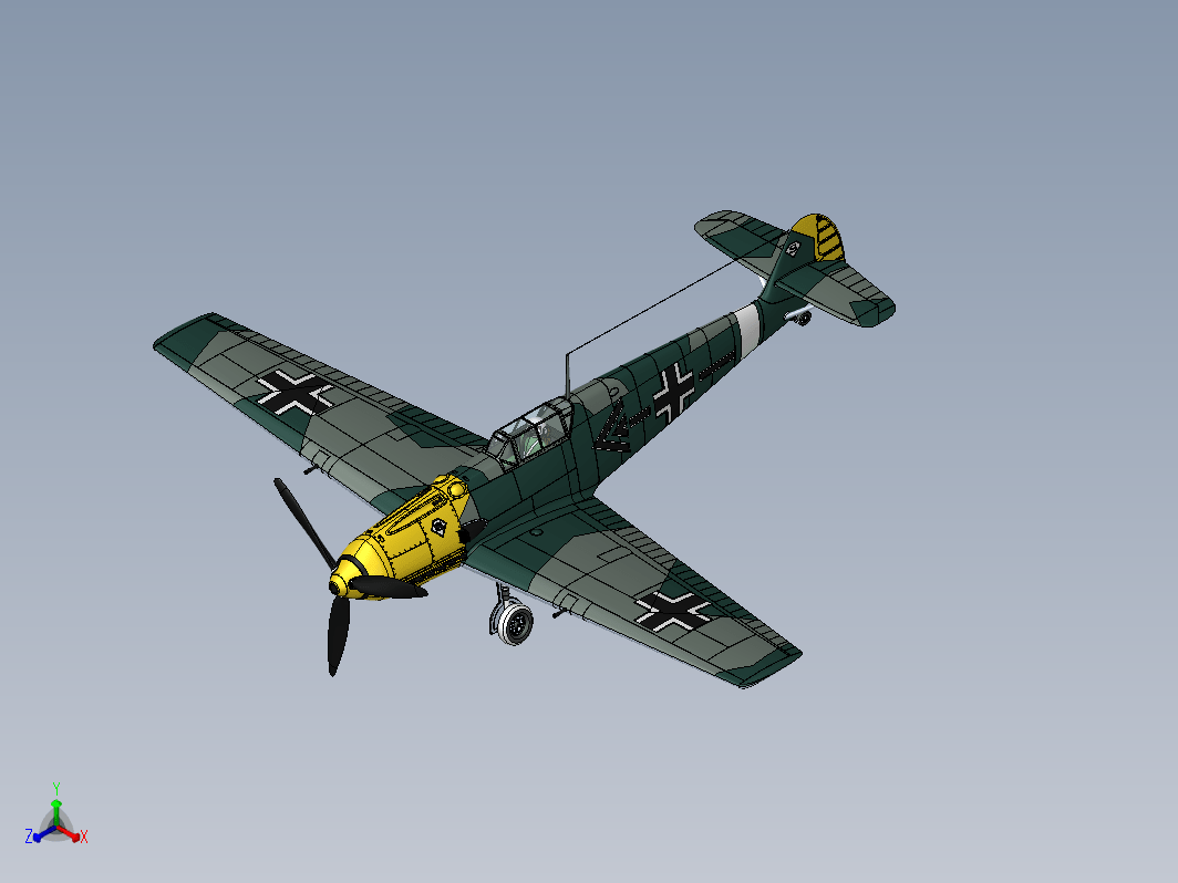 二战战斗机 Messerschmitt 109 E