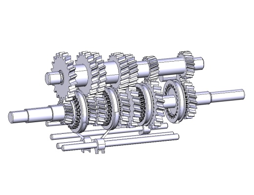 大众途观三轴六档变速器设计 轿车变速器变速箱CAD+说明书缩略图
