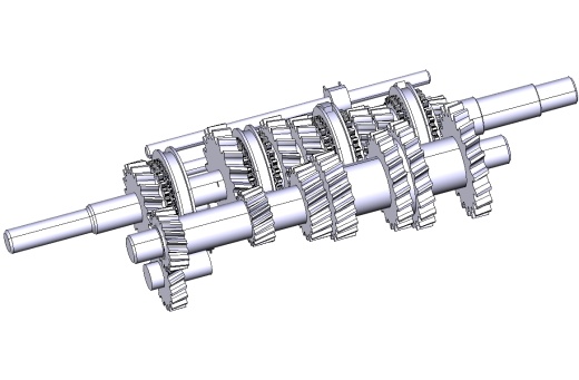 大众途观三轴六档变速器设计 轿车变速器变速箱CAD+说明书缩略图