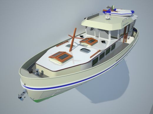 河流摩托艇造型 River Motor Boat